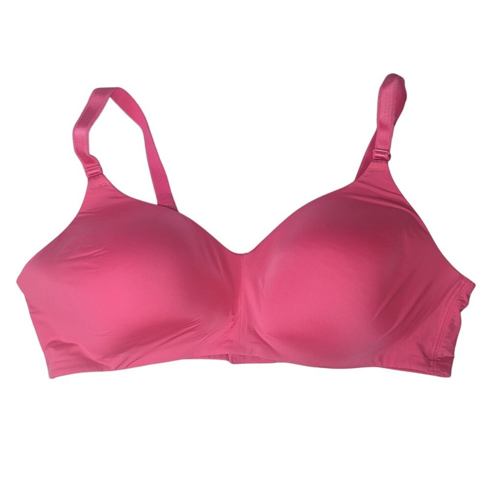 Torrid Curve Dream Wire Free Bra Pink 40D Full Coverage Adj Strap Seamless
